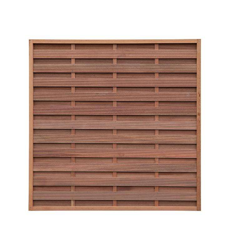 Image du produit Ecran de Jardin FELIX - Keruing/Bangkirai - El&eacute;gant N&deg;06 - 1800 x 1800 mm