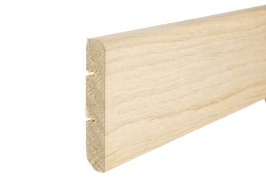 Image du produit LALEGNO - Plinthe Ch&ecirc;ne- Bord arrondi - Riesling - Verni - 13 x 68 x 2400 mm (4 pi&egrave;ces/colis) sur/cde