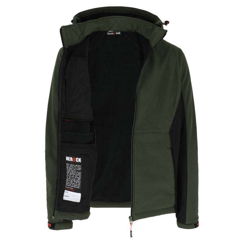 Image du produit HEROCK&reg;- Veste Softshell Trystan - Kaki Fonc&eacute;/Noir