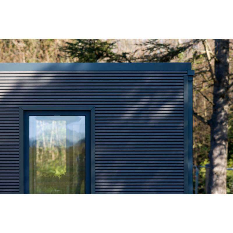 Image du produit Bardage Composite Fiberdeck Weo&reg; 35 - Dark Grey (Gris Ardoise) - Classe-Feu E