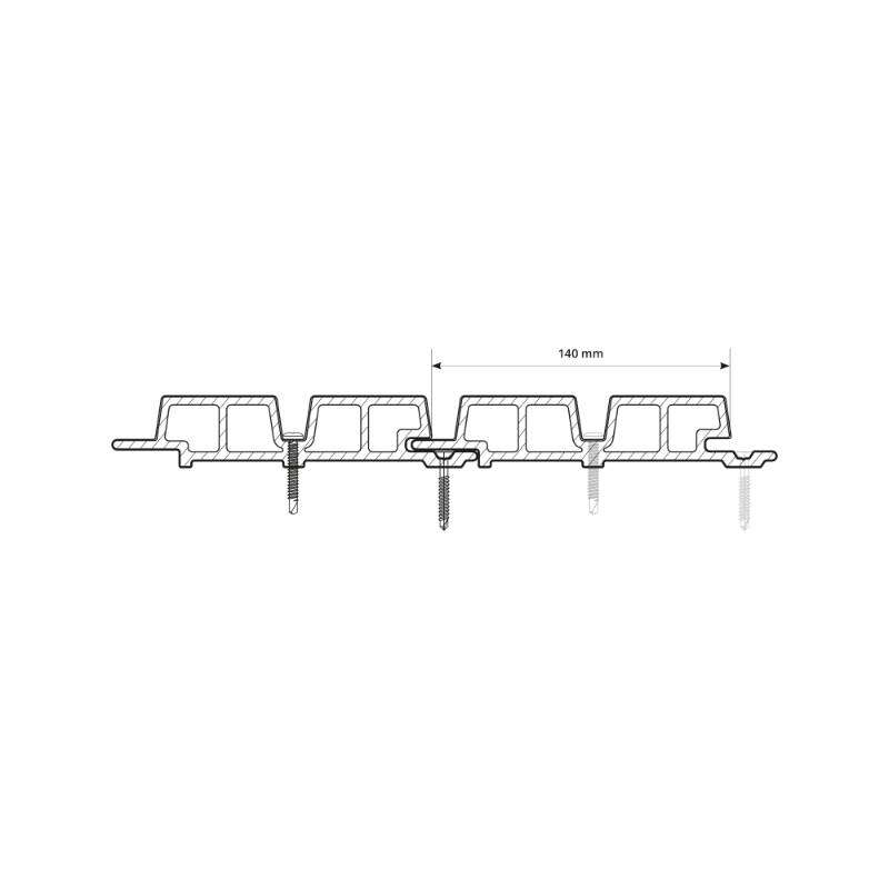 Image du produit Bardage Fiberdeck Weo&reg; 60 - Cedar (C&egrave;dre) - Classe Feu D