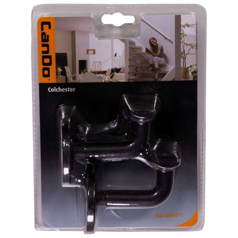Image du produit Support Appui Rampe / Main courante - Colchester - Noir mat