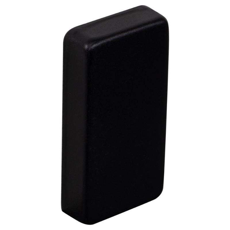 Image du produit Embout pour Rampe / Main Courante - Noir mat - 50 x 25 mm (2 pi&egrave;ces)