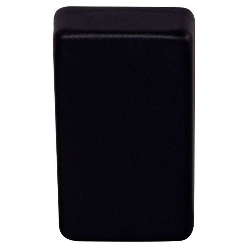 Image du produit Embout pour Rampe / Main Courante - Noir mat - 50 x 25 mm (2 pi&egrave;ces)