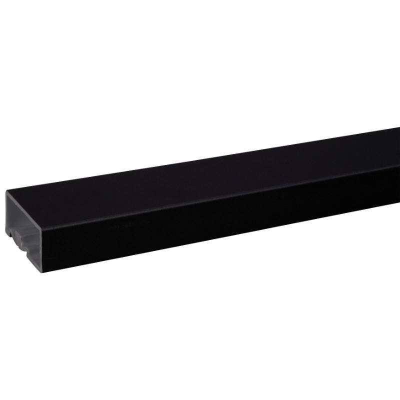 Image du produit Rampe d'Escalier - Rectangle 50 x 25 mm - Noir Mat - 100 cm & 270 cm