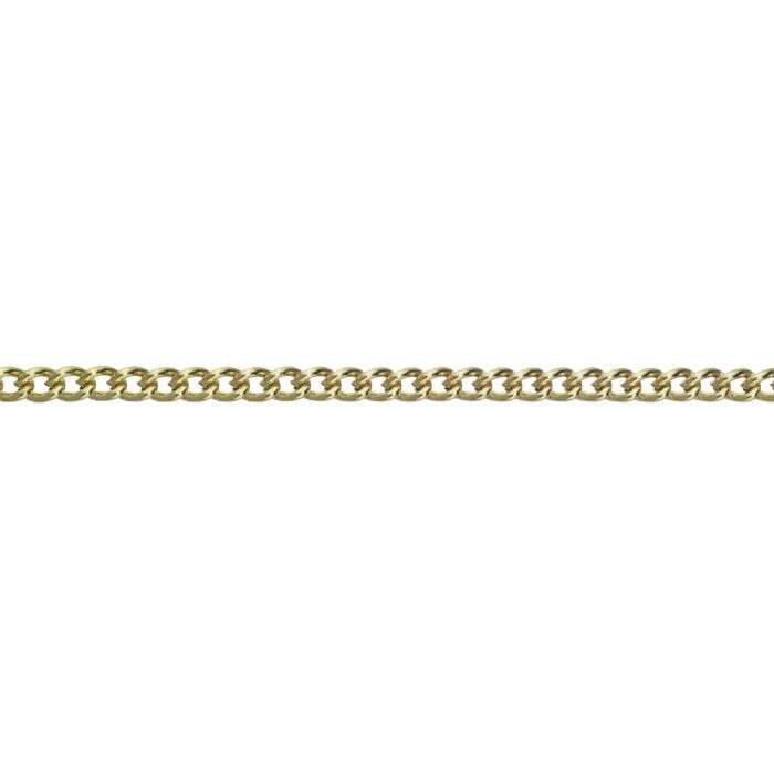 Image du produit Cha&icirc;ne Gourmette Laitonn&eacute; - 6 kg - 1018 - 4.8 x 3 x 1.5mm (vendu au m&egrave;tre)