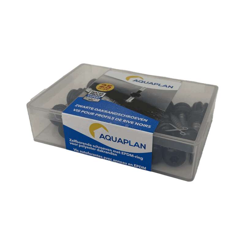 Image du produit Aquaplan - Vis pour Profil de Rive - Noir (25 pi&egrave;ces)