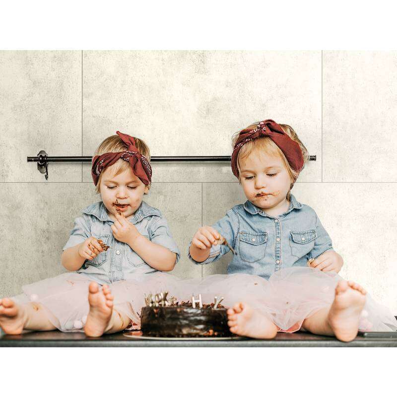 Image du produit Dumawall + - Lambris PVC - Ciment clair  (868) - 5 x 375 x 650 mm (1,95 m&sup2;)