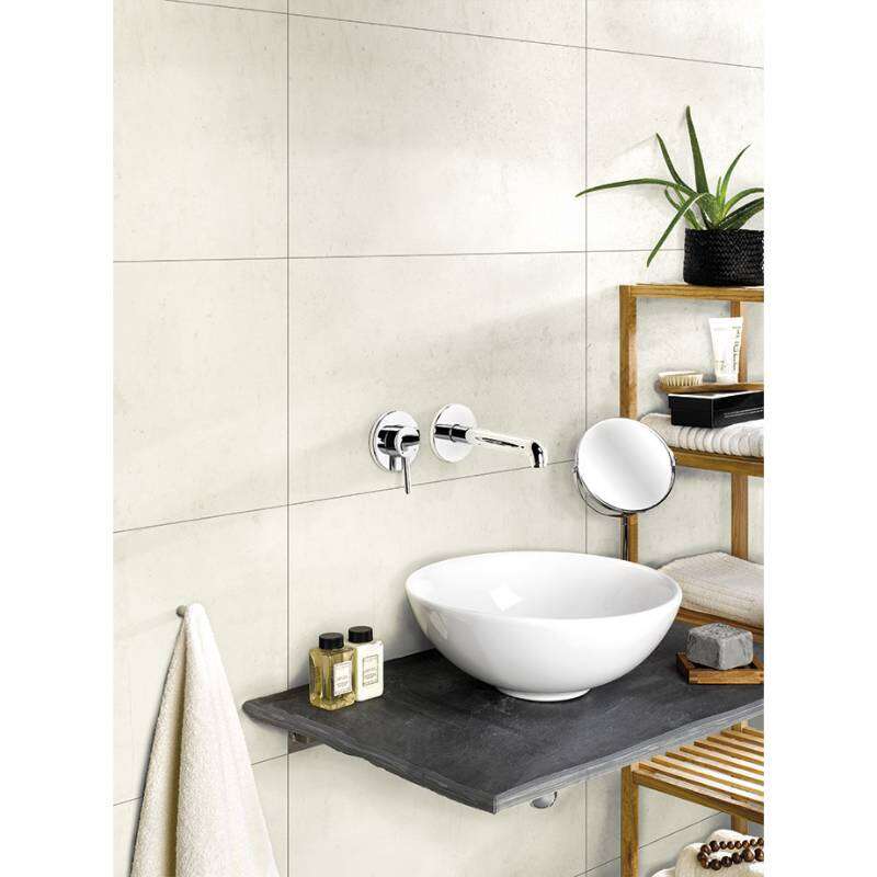 Image du produit Dumawall + - Lambris PVC - Ciment clair  (868) - 5 x 375 x 650 mm (1,95 m&sup2;)