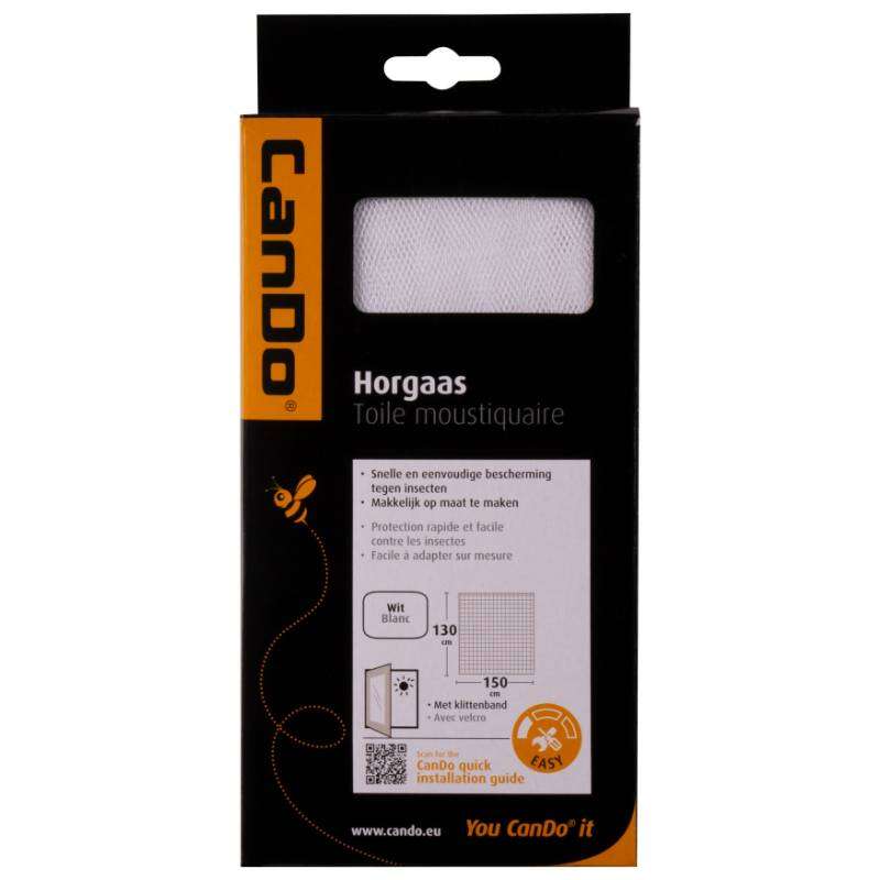 Image du produit CanDo&reg;-Moustiquaire Gaze + velcro 130 x 150 cm Blanc Basic