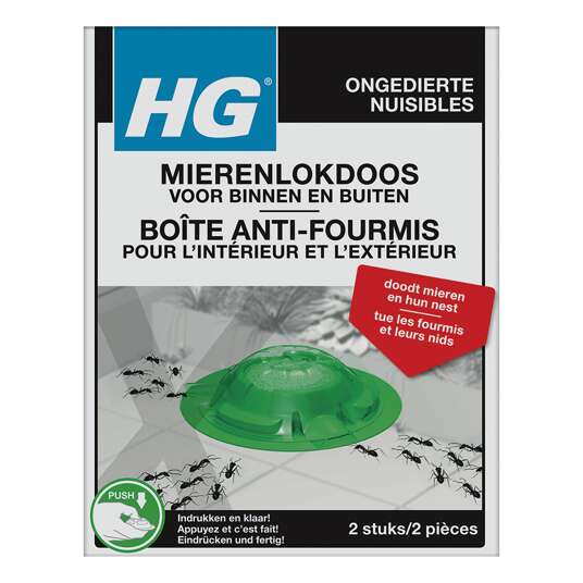 Image du produit HG - Bo&icirc;te Anti-Fourmis - 400 gr (2 Pi&egrave;ces)