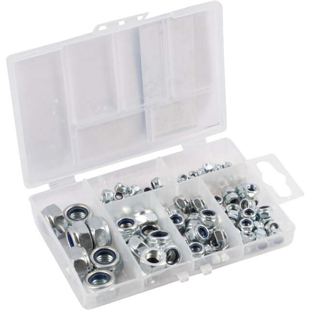 Image du produit Contre-Ecrous (Assortiment 120 Pi&egrave;ces)