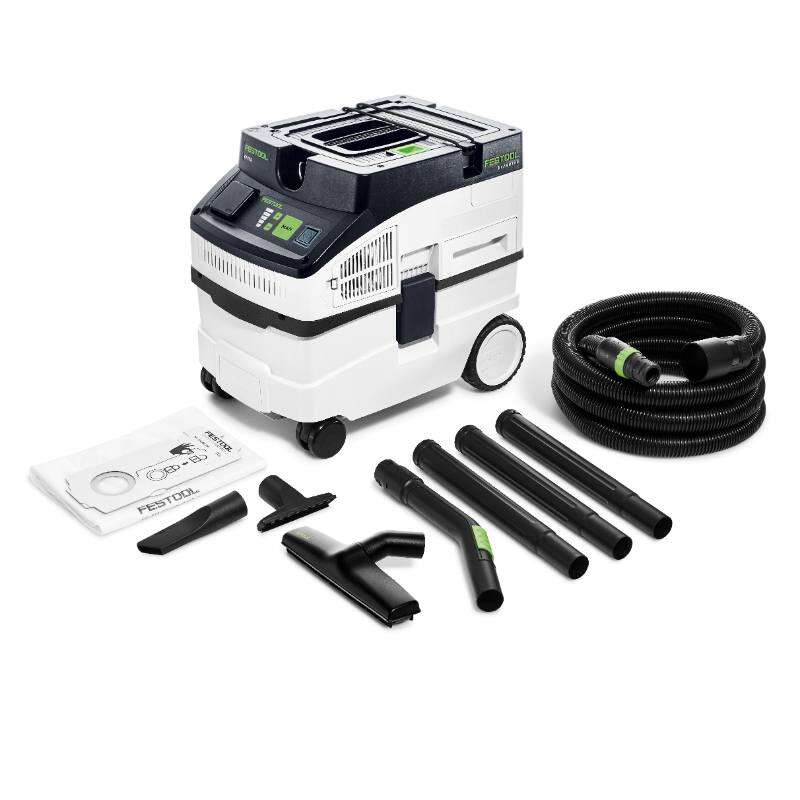 Image du produit FESTOOL - Aspirateur professionnel mobile CLEANTEC, CT 15-Set