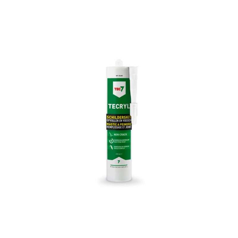 Image du produit TEC7 - Mastic &agrave; peindre - Tecryl Blanc (cartouche 310 ml)