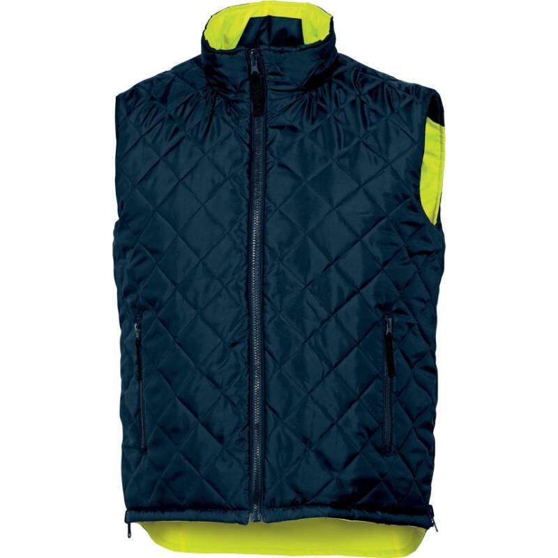 Image du produit DELTA - Body Warmer Fidji3 HV - R&eacute;versible - Bleu/Jaune Fluo
