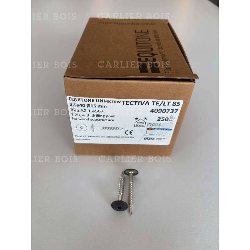 Image du produit Equitone&reg; (Tectiva) - Vis - &Oslash; 5,5 x 40 mm - (250 pi&egrave;ces)