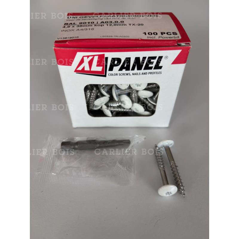 Image du produit Trespa&reg; - Vis Inox - 4,8 x 38 mm - (100 pi&egrave;ces)