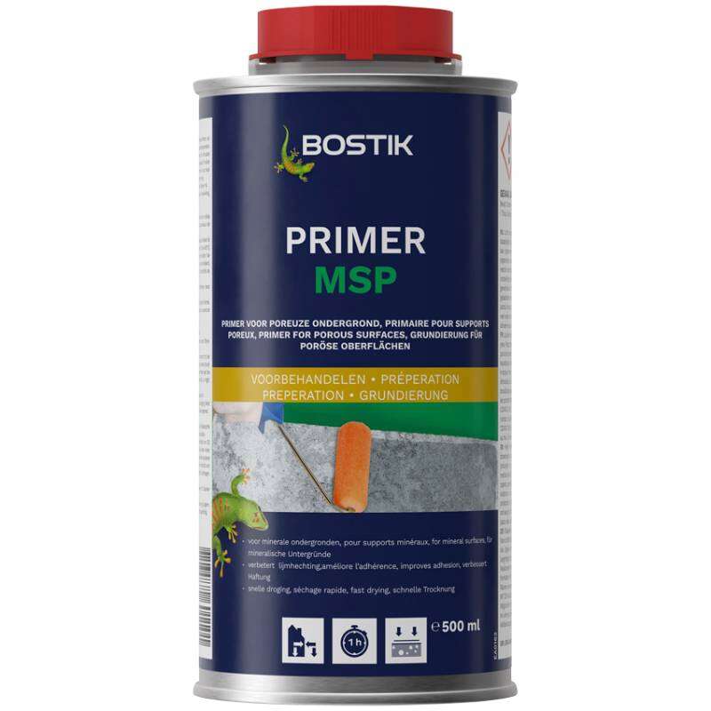 Image du produit Bostik - Primer MSP - Primaire p/panneaux de fa&ccedil;ade poreux - Transparent - (500 ml)