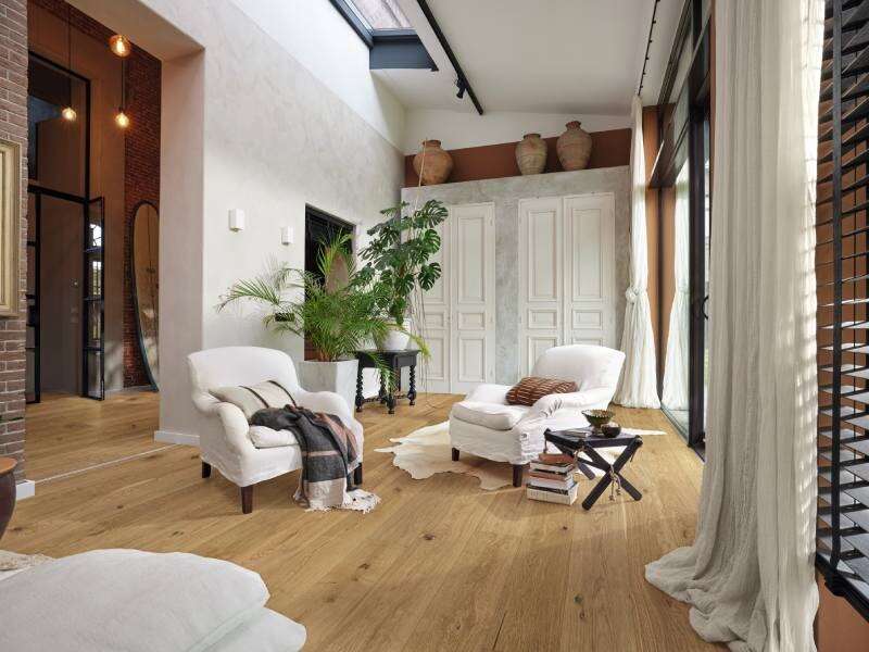 Image du produit MEISTER - Parquet plaqu&eacute; - HD 100 - (20017) Ch&ecirc;ne Authentique Bross&eacute; Verni Ultra Mat- 8 x 210 x 2200 mm (2,772 m&sup2;)