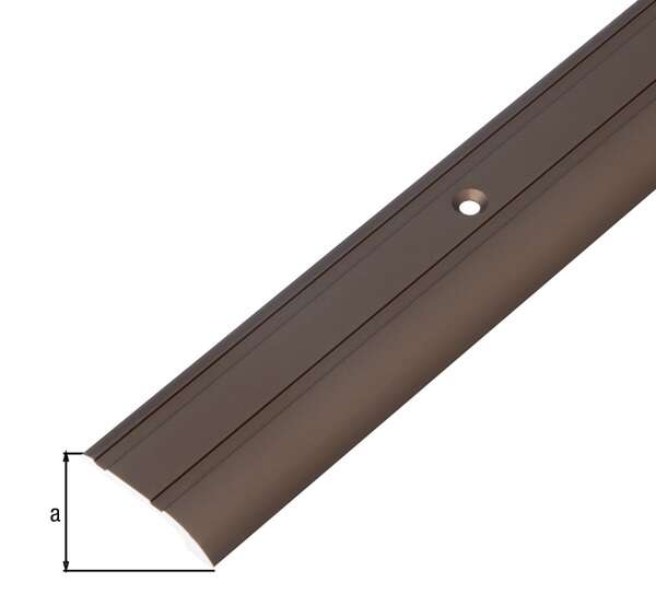 Image du produit Entre-porte (Profil&eacute; de finition) - Alu anodis&eacute; Bronze - &agrave; visser - Dimension au choix