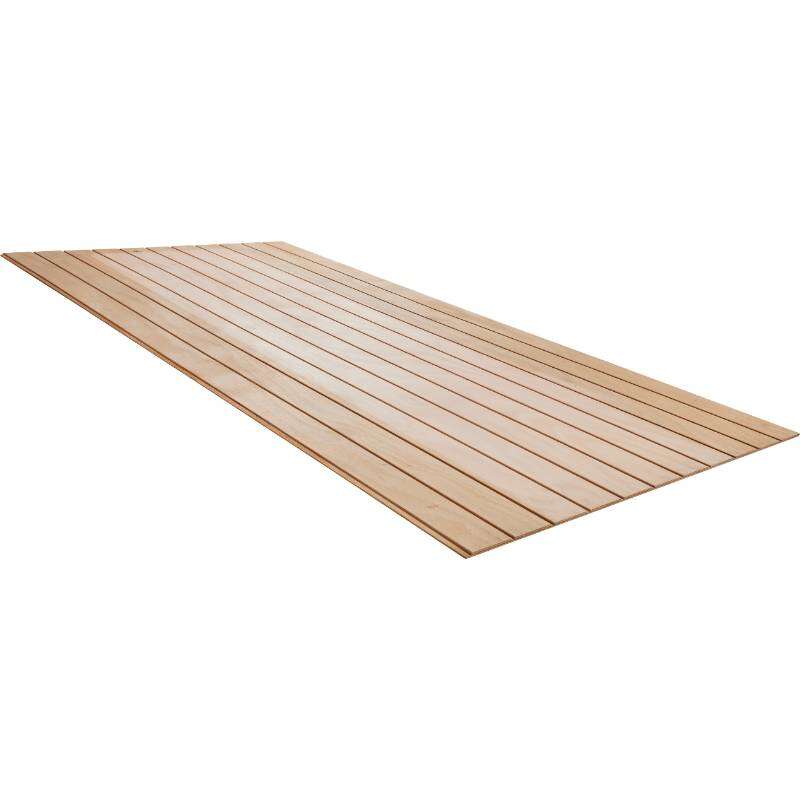 Image du produit Multiplex WBP rainur&eacute; - Okoume Multigroove - Garanti 10 ans - 10 mm - 250 x 124 cm