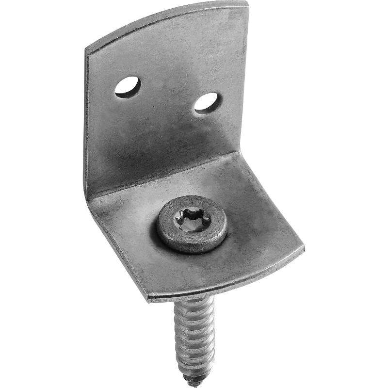 Image du produit Ferrure en L - Inox - 38 x 30 x 32 mm
