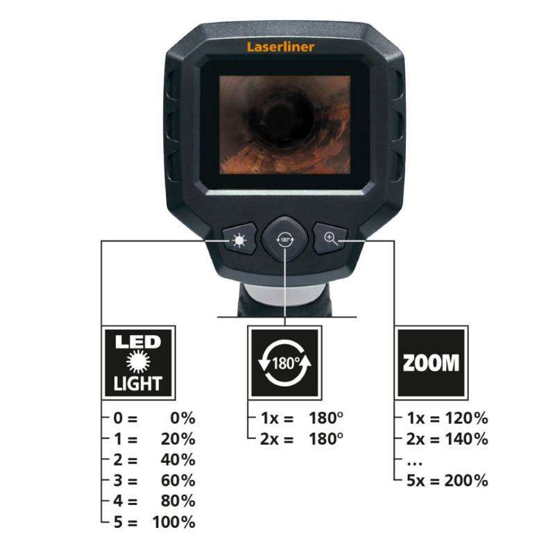 Image du produit Laserliner - VideoScope One (9 mm; 1,5 m; 2,7") (PROMO)