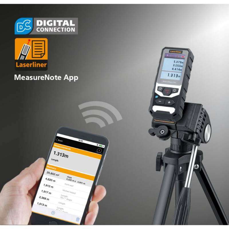 Image du produit Laserliner - Distance Master Plus 100 (1.5mm;100m;Tilt BLE;Lithium; USB) (PROMO)