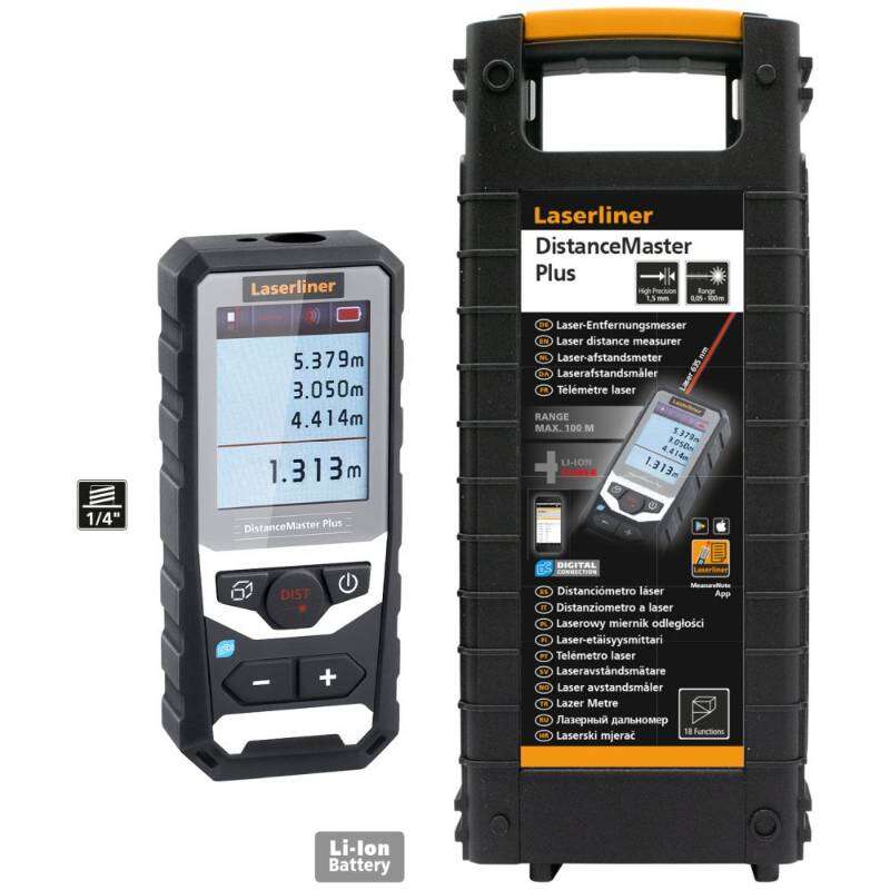 Image du produit Laserliner - Distance Master Plus 100 (1.5mm;100m;Tilt BLE;Lithium; USB) (PROMO)