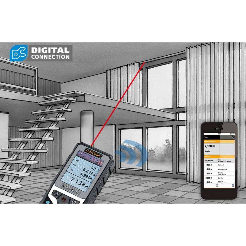 Image du produit Laserliner - Distance Master Plus 100 (1.5mm;100m;Tilt BLE;Lithium; USB) (PROMO)
