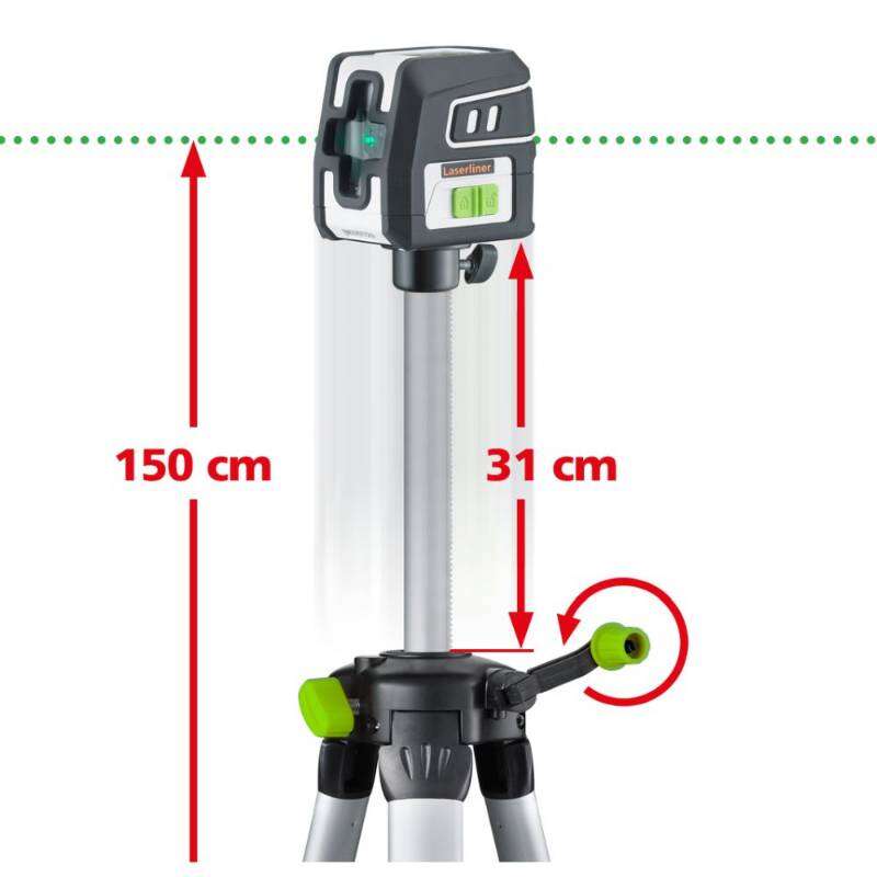Image du produit Laserliner - Smart Cross Laser GX 150 cm Set (PROMO)