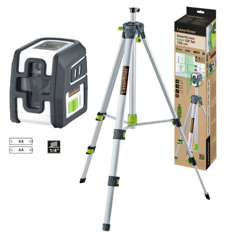 Image du produit Laserliner - Smart Cross Laser GX 150 cm Set (PROMO)