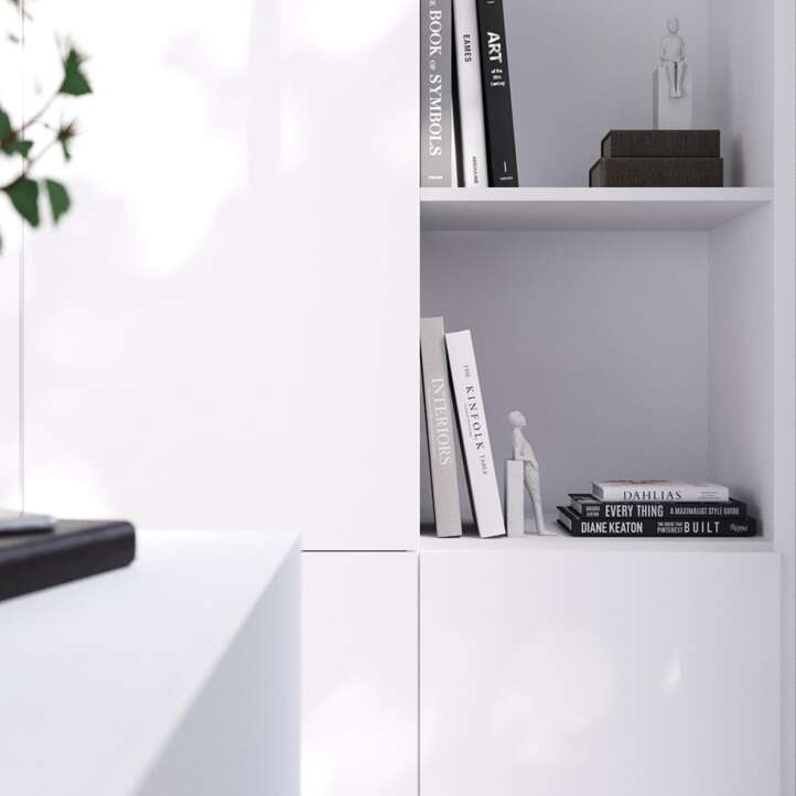 Image du produit AGGLO M&eacute;lamin&eacute; - Everest White (WE28 BST) -  Ep. au choix - 280 x 207 cm