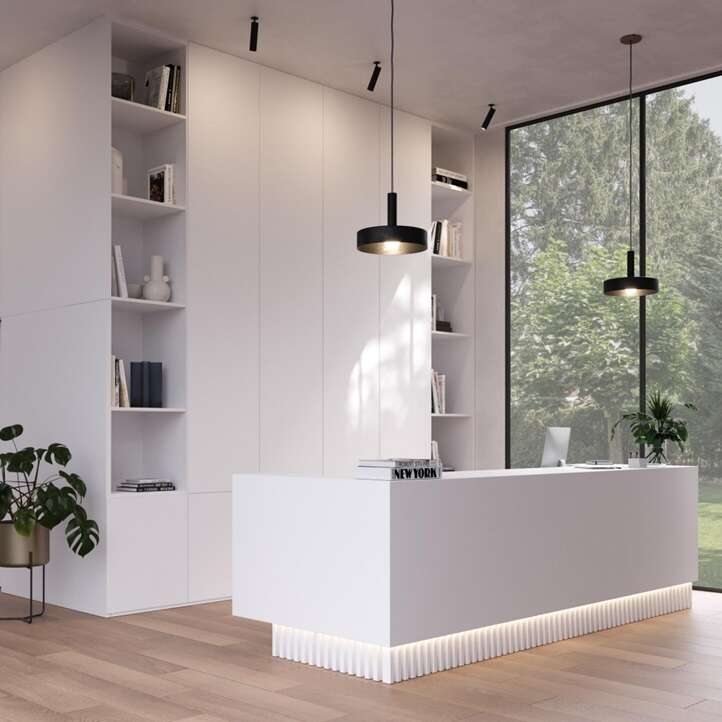 Image du produit AGGLO M&eacute;lamin&eacute; - Everest White (WE28 BST) -  Ep. au choix - 280 x 207 cm