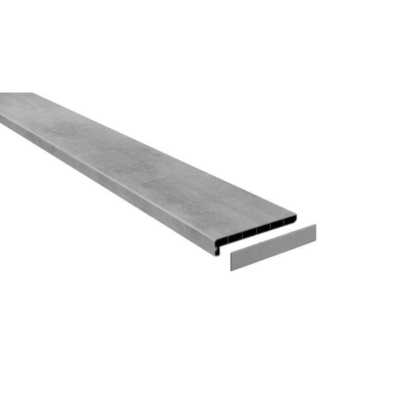 Image du produit Embout - Tablette Fen&ecirc;tre Topline LD36 - Gris (Freestone/B&eacute;ton gris) - 305 mm affleurant(s)