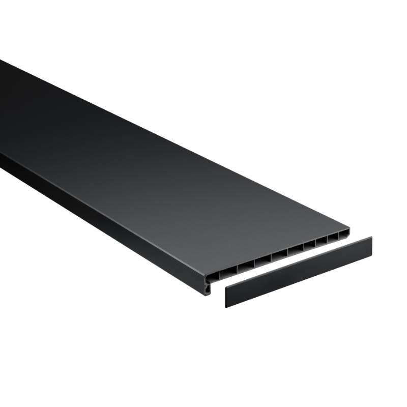 Image du produit Embout - Tablette Fen&ecirc;tre Topline LD36 - Noir - 305 mm affleurant(s)