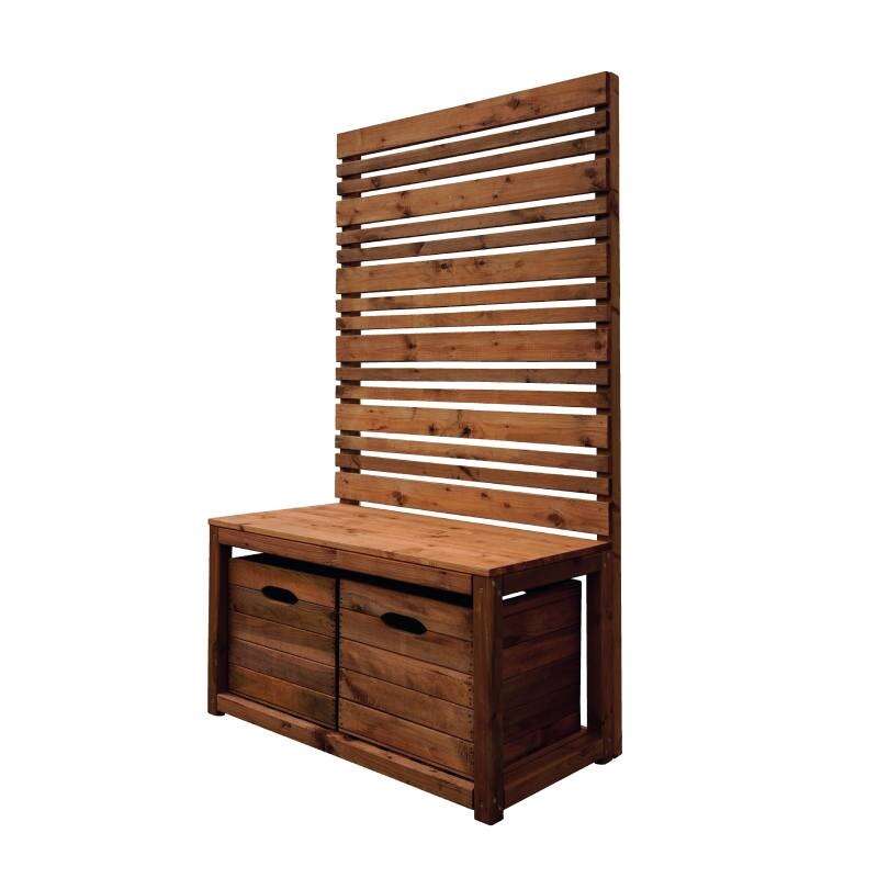 Image du produit Banc Brise-vue MEMPHIS (&eacute;p.1,6 cm) - 91 x 50 x 160 cm