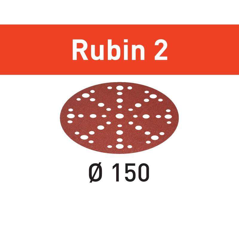 Image du produit FESTOOL - Abrasifs 'Rubin'- &Oslash; 150 mm (48 trous) - Grain: au choix