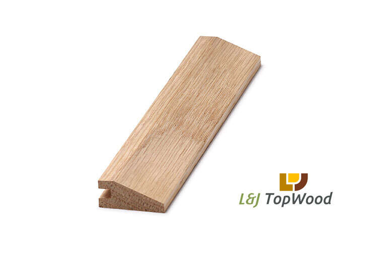 Image du produit Barre de seuil - Biseaut&eacute;e - 0-15 mm - Ch&ecirc;ne - 35 x 15 x 2000 mm