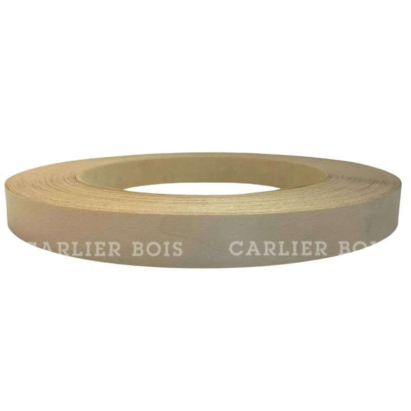 Image du produit Couvre-Chant Bois v&eacute;ritable - Erable avec colle - 22 x 0,5 mm - Longueur au choix