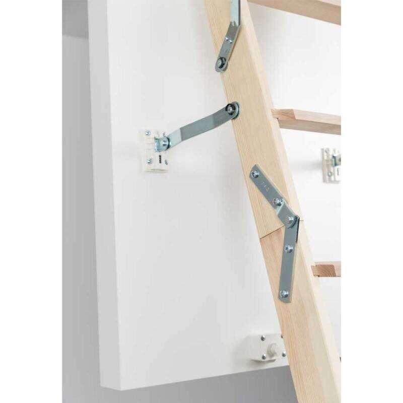 Image du produit SOGEM - Escalier escamotable &agrave; haute isolation, en 3 parties - Pin/H&ecirc;tre - Mod&egrave;le 'Isoclic Pro 76'