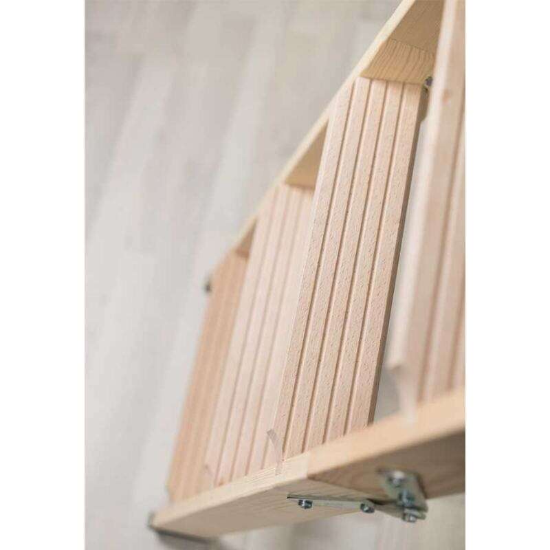 Image du produit SOGEM - Escalier escamotable &agrave; haute isolation, en 3 parties - Pin/H&ecirc;tre - Mod&egrave;le 'Isoclic Pro 76'