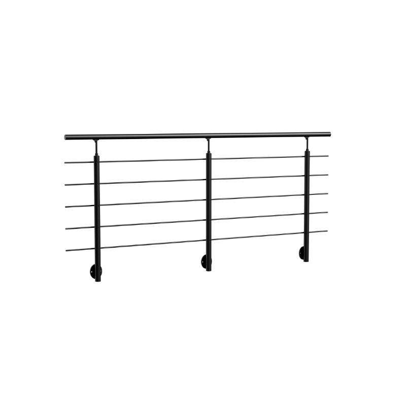 Image du produit SOGEM - Garde-corps 'Clean Black' - Kit - Fixation lat&eacute;rale - 2.5M