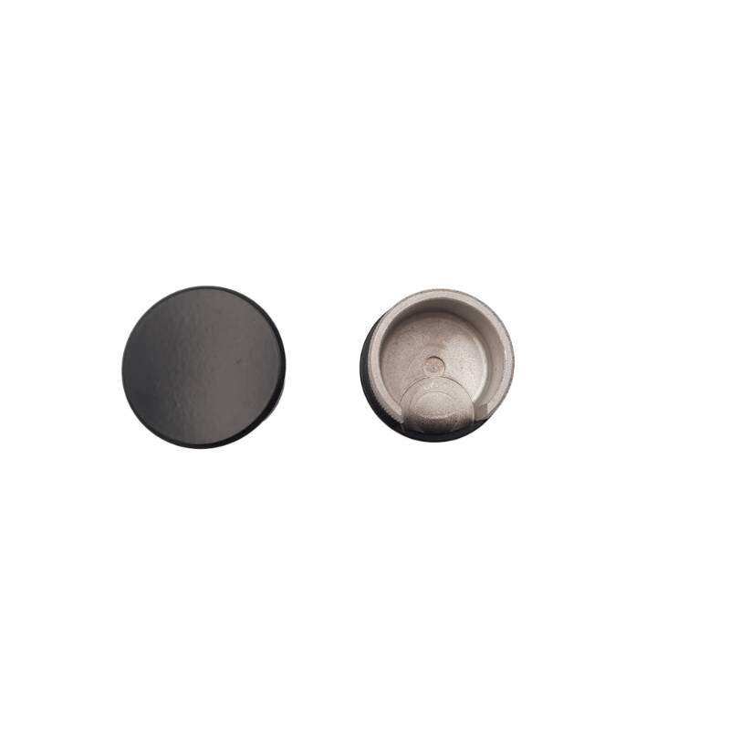 Image du produit Embout pour Rampe / Main Courante - Sogem&reg;- 'Clean Black'- Alu - RAL 9005 (2 pi&egrave;ces)