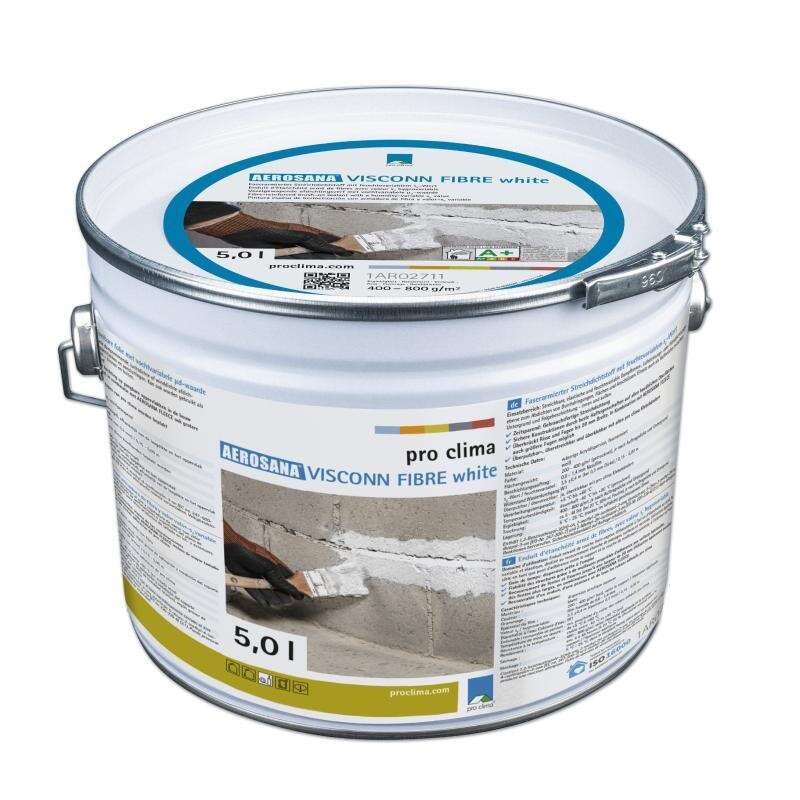 Image du produit PROCLIMA - Enduit d'&eacute;tanch&eacute;it&eacute; Aerosana&reg; Visconn Fibre bleu/noir (5 L)