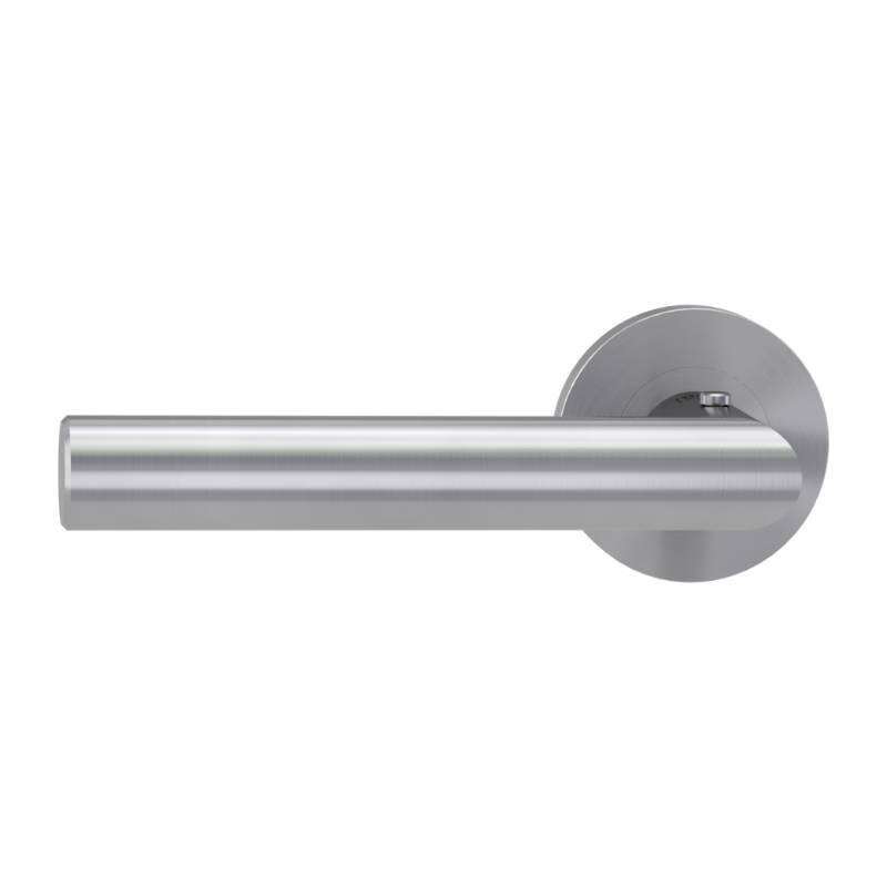 Image du produit Griffwerk - Bequille Lucia Professional - Ronde - Smart2lock - gauche - Inox Mat (par paire)