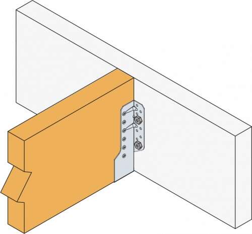 Image du produit SIMPSON - Sabot de Charpente &agrave; ailes ext&eacute;rieures SBE - Acier galvanis&eacute;