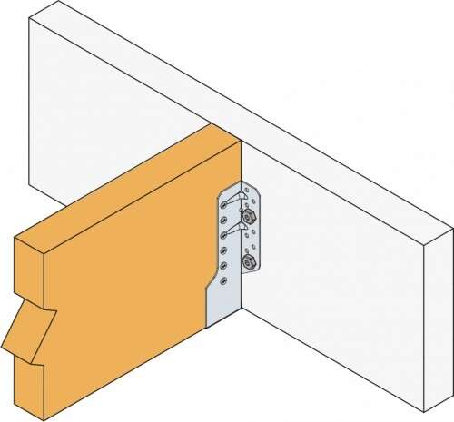 Image du produit SIMPSON - Sabot de Charpente &agrave; ailes ext&eacute;rieures SBE - Acier galvanis&eacute;