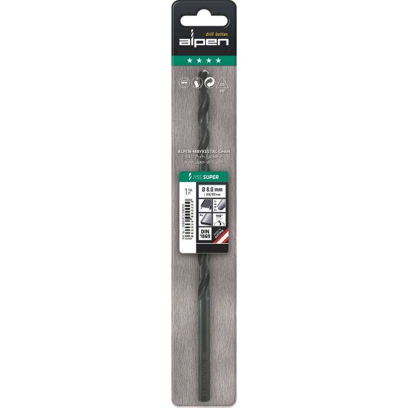 Image du produit Alpen - HSS DIN 1869 R1N - Foret Acier