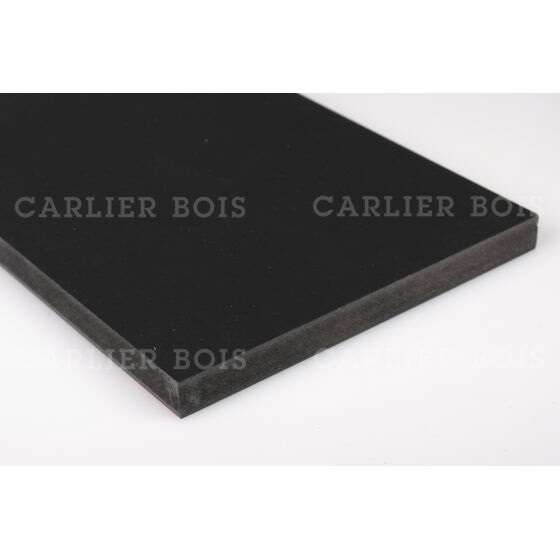 Image du produit Couvre-Chant Unilin ABS - Black Super Matt (OL100) - 23 x 1 mm - 75 m&egrave;tres